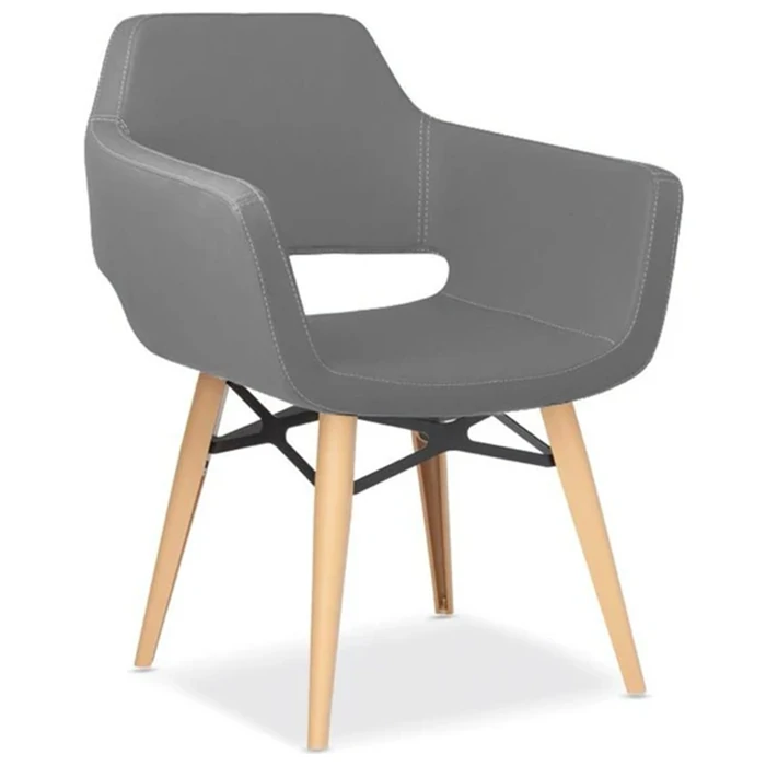 Zidan Guest Waiting Chair - Turned Legs